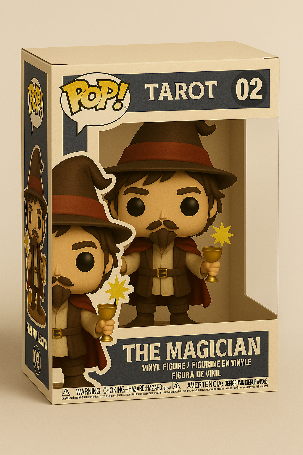 The Magician Tarot STL File – 3D Printable Funko Pop Style Figure