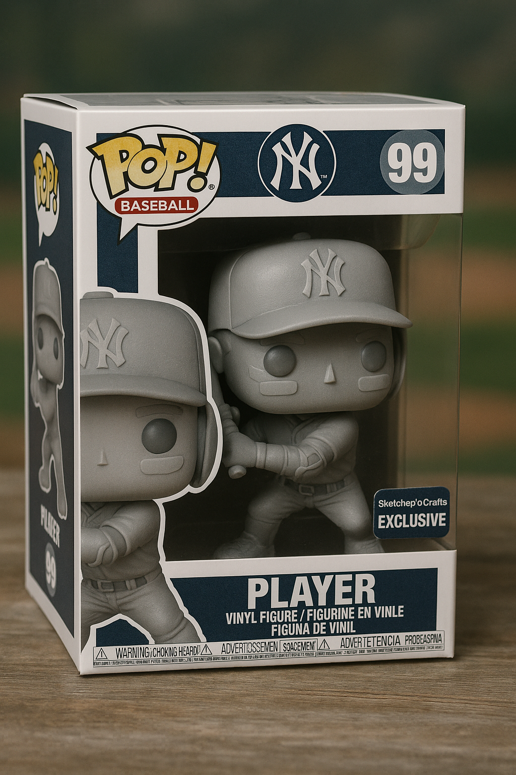 Aaron Judge Inspired STL File – 3D Printable Baseball Figure | Funko Pop Style Collectible
