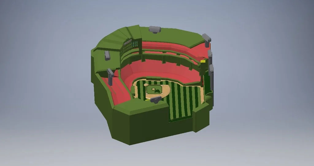 Fenway Park STL File – 3D Printable Boston Red Sox Stadium Model