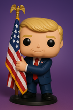 Donald Trump STL File – 3D Printable Funko Pop Style Figurine