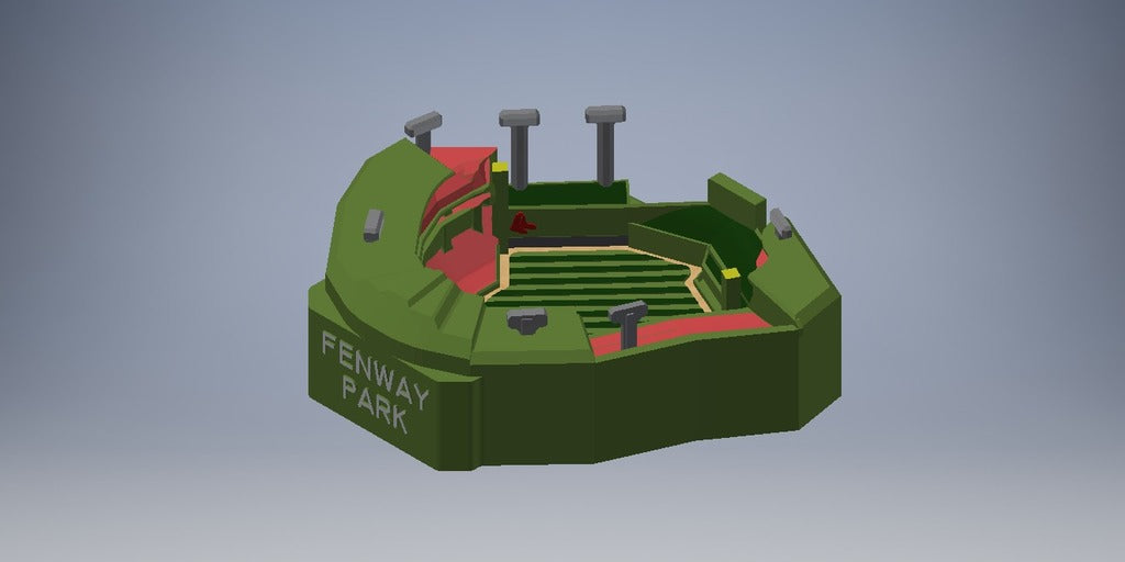 Fenway Park STL File – 3D Printable Boston Red Sox Stadium Model
