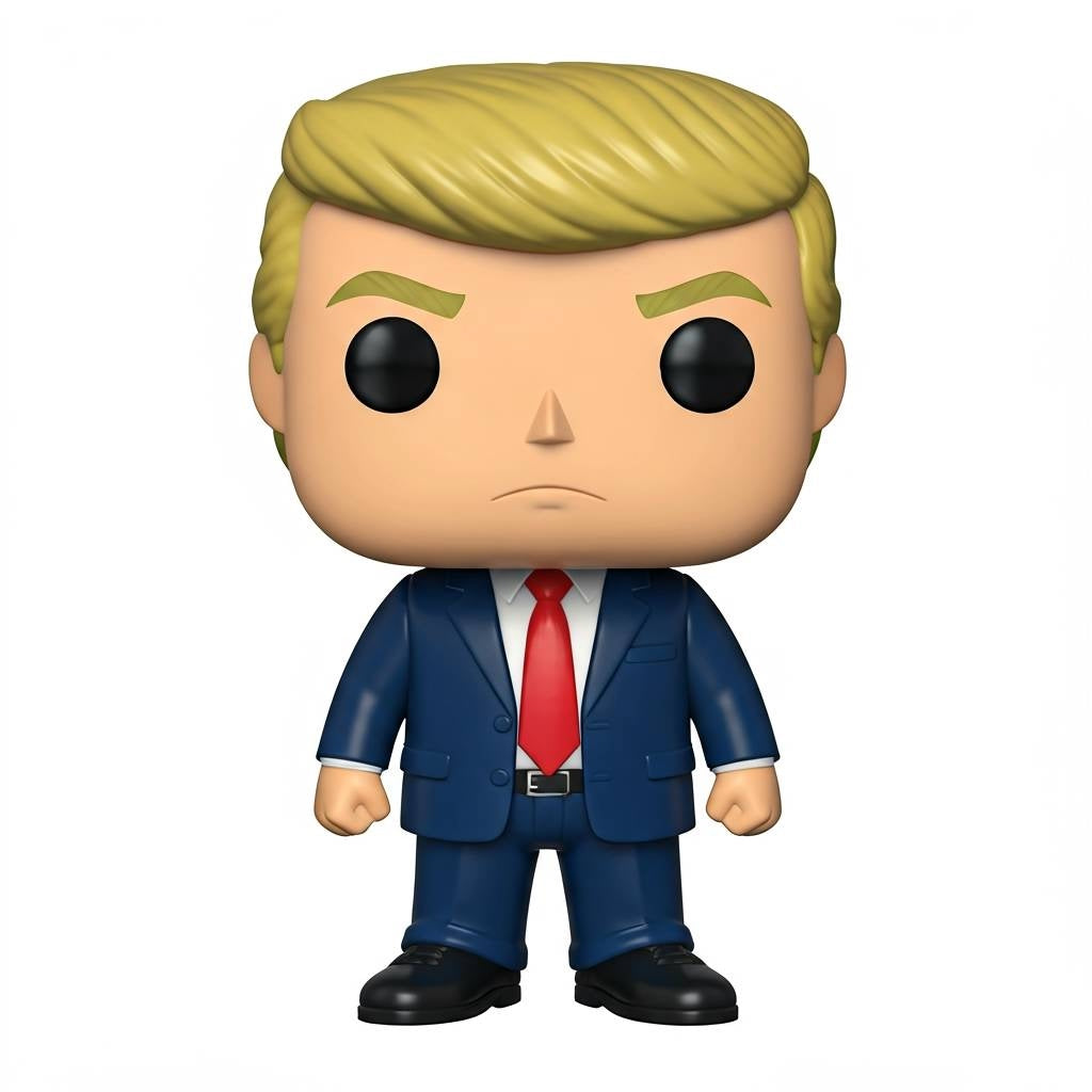 Donald Trump STL File – 3D Printable Funko Pop Style Figurine
